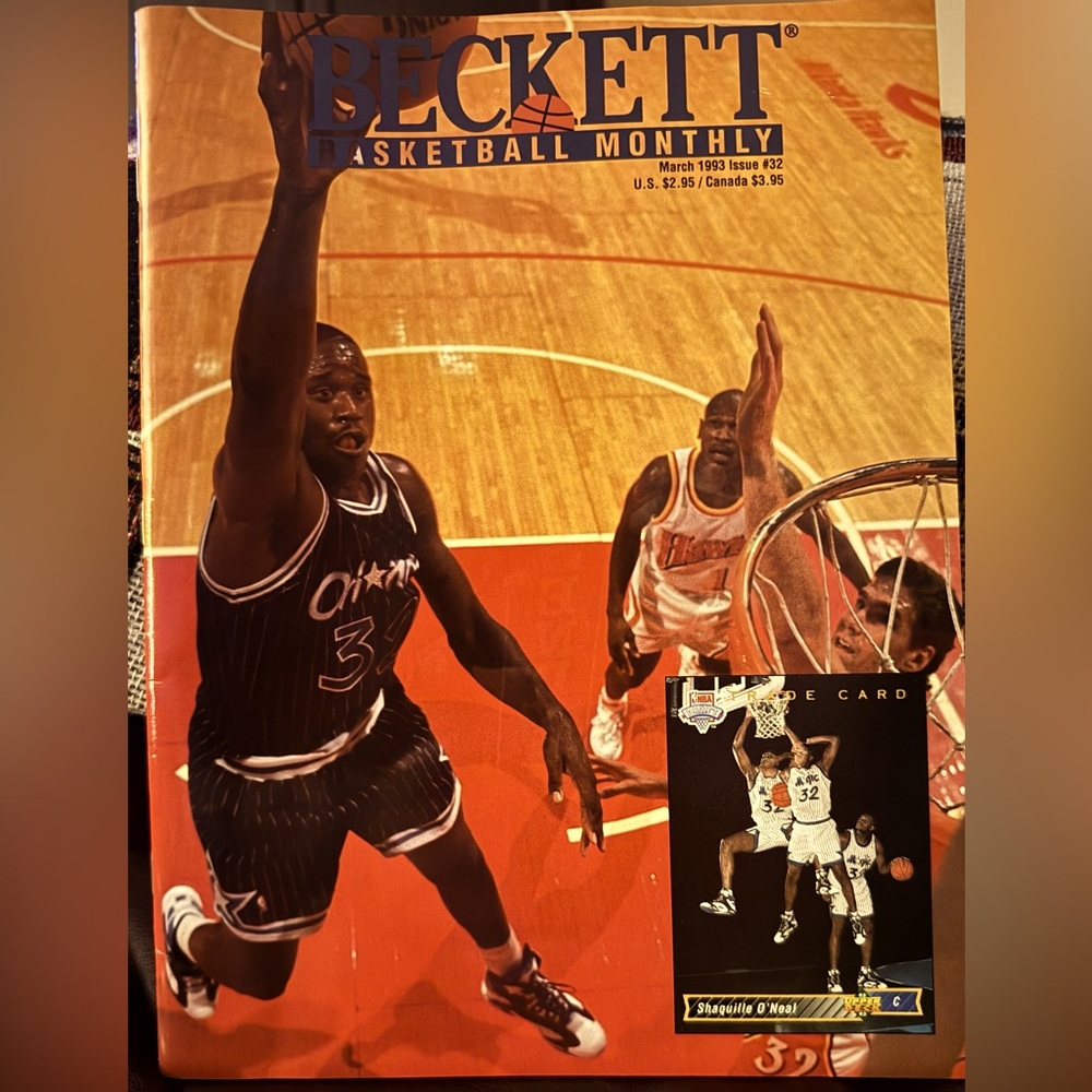 Beckett Basketball Monthly #32 March Shaquille O’Neal Cover